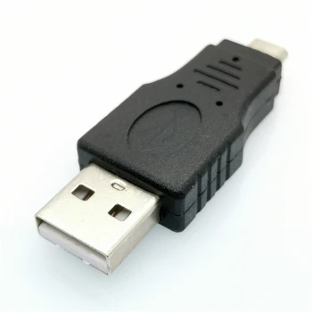 2ks USB Micro 5p USB Adaptér konektor Vysokej Rýchlosti USB2.0 Male Micro B samec a Nabíjanie Káble pre Samsung