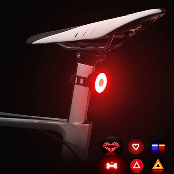 Multi Svetelné Režimy Bicyklov Svetla USB Nabíjanie Led Svetlo na Bicykel Flash Chvost Zadné stropné Svetlá