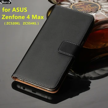 Prémia Kožené výklopný Kryt, Luxusné Peňaženky Telefón puzdro Pre ASUS Zenfone 4 Max ZC520KL ZC554KL držiteľa karty závesu telefón shell GG