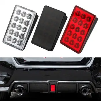 Auto Zadný Spojler, Difúzor LED Brzdové Svetlá Bumper Kryt Lampy, BMW pre Benz Pre VW Univerzálny Auto Red White Black