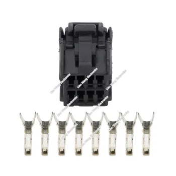 8 pin čierne auto postroj konektor Auto okno winder montáž konektora s terminál DJ7084-1.2-21 8P