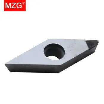 MZG VCGT 1103 VCGT 1604 04 08 12 PCD CNC Rezanie Hliníka, Medi Spracovanie Nudné Sústruženie Diamond Vložka pre SVXC Držiteľ