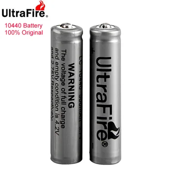 UltraFire 10440 Batéria 3,7 V 500mAh Li-ion Nabíjateľnú batériu za Plnenie Protection Board Batérie(2KS)