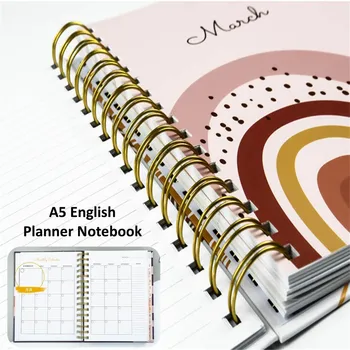 A5 2023 Plánovač Plán Knihy, Denná Týždenný Časopis Time Management Zvitku Knihy Úrad Práce Business Poznámkový Blok Školy Grafické Efekty Supp