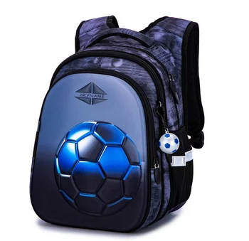 3D Futbal Vzor Chlapci Školský batoh Batoh Deti Ortopedické Aktovka Kvalitné Nepremokavé Deti Ortopedické Tašky
