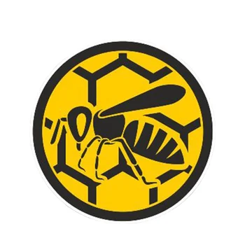 Wasp Samolepky Hmyzu Chyby Včely Auto Styling Okno Truck Dvere Nárazníka Odtlačkový Grafické Auto Samolepky 13 cm x 13 cm