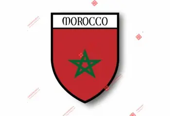 osobnosti Nálepky odtlačkový suvenír vinyl auto štít mesta vlajky sveta erb maroko auto odtlačkový Dekorácie notebook