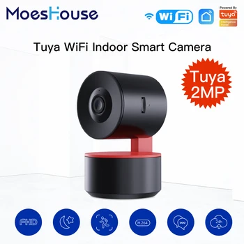 MoesHouse Tuya PTZ WiFi IP Kamera Inteligentné Automatické Sledovanie 1080P Bezdrôtová Bezpečnostná Kamera AI Ľudských Detekcie Diaľkové Ovládanie