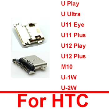 Typ-C Nabíjanie Nabíjací Konektor Dock konektor Micro USB Konektor Konektor Zásuvka Portu Pre HTC U Hrať Ultra U11 Oko Plus U12 Hrať M10 U-1W U2-W