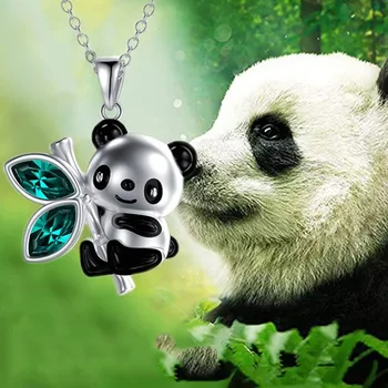 Osobnosti Módy Kúzlo Dámy Prívesok Šperky Príslušenstvo Pre Voľný Čas, Panda Náhrdelník Poslať Priateľku, Darček K Narodeninám