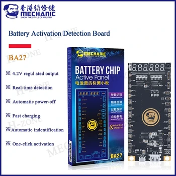 MECHANIK BA27 Batérie Aktiváciou Detekcie Rada Rýchle Nabitie pre iPhone 5-13 Promax Samsung Xiao Doska Plnenie Tester