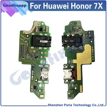 Pre Huawei Honor 7X BND-AL10 TL10 L21 L22 L24 L31 L2 L34 AL00 Nabíjačku USB Nabíjací Port Konektor Doku Flex Kábel, Náhradný