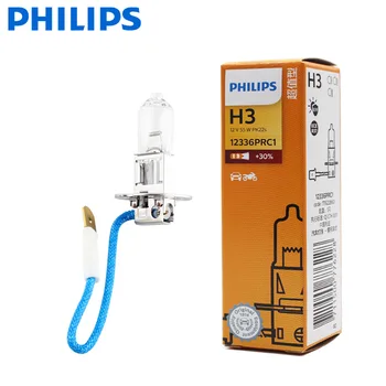 Philips H3 12V 55W PK22s Premium Vízia Hmlové Svetlo Auto Pôvodné Štandardné Lampy Halogénové Skutočné Žiarovka ECE Schváliť 12336PRC1, 1x