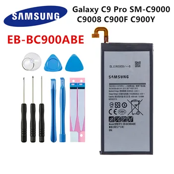 SAMSUNG Pôvodnej EB-BC900ABE 4000mAh Náhradné Batérie Pre Samsung Galaxy C9 Pro SM-C9000 C9008 C900F C900Y Batérie+Nástroje