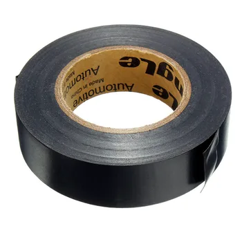 19 mm*20m BLACK Elektrické Izolačné Pásky Samolepiace Roll Elektrikári Domov Nástroj