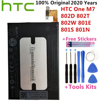 Originálne HTC Nové 2300mAh BN07100 Batéria Náhradná pre HTC One M7 Batérie 802D 802T 802W 801E 801S 801N Batérie+Bezplatné Nástroje