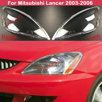 Svetlometu Transparentné Tienidlo Shell Svetlomety Tienidlo vedúci svetlo lampy kryt Pre Mitsubishi Lancer 2003 2004 2005 2006