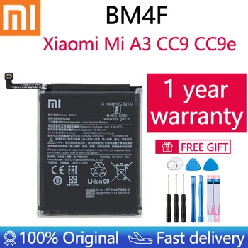 Xiao Mi Originálne Náhradné Batérie BM4F Pre Xiao CC9 CC9e CC9 e Mi A3 Autentická Batéria Telefónu 4030mAh