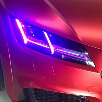 Icedriver pre AUDI TT TTS DRL RGB multicolor LED tabule 2015-2019 svetlá pre denné svietenie Červená Modrá RGBW Demon Oko osvetlenie žiarovky