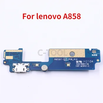 1PC USB Nabíjací Port Flex Kábel Pre lenovo A858 NFC Dock Konektor Mikrofónu Rada Flex Kábel