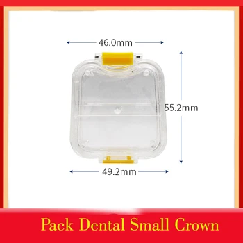 Zubné Laboratórium Pack Malé Koruny Box S Priehľadným Pružný Film Úschovy, Aby Sa Vyhli Krakovaný