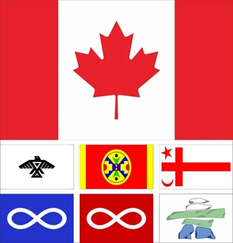 Kanada Domorodé Národy Vlajka 3X5ft 90X150cm 4X6FT Iroquois Konfederácie 60x90cm 21x14cm Anishinabe Banner