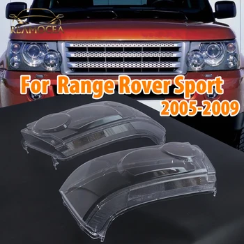Reamocea Vľavo, Vpravo Svetlo Čiapky Transparentné Tienidlo Jasné Shell Prednej Strane Pre Land Rover Range Rover Sport Roky 2005-2009 2010-2013-2017