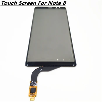 Dotykový displej Pre Samsung Galaxy Note 8 Note8 N950 Dotykový Displej Digitalizátorom. Sklenený Panel（Č Displej）