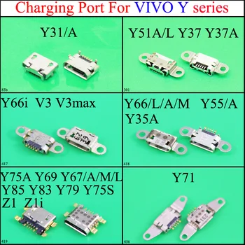 Pre Vivo Y31/A Y51A/L Y37 Y37A Y71 Y66/Y35A V3 Micro USB Konektor Nabíjačky Plnenie zásuvky elektrickej siete dock Synchronizáciu Údajov Port Dock